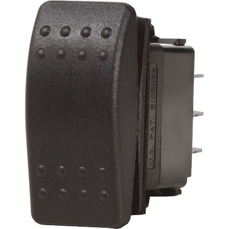 Blue Sea Systems COntura II Off-On Switch DPST, Black 7935